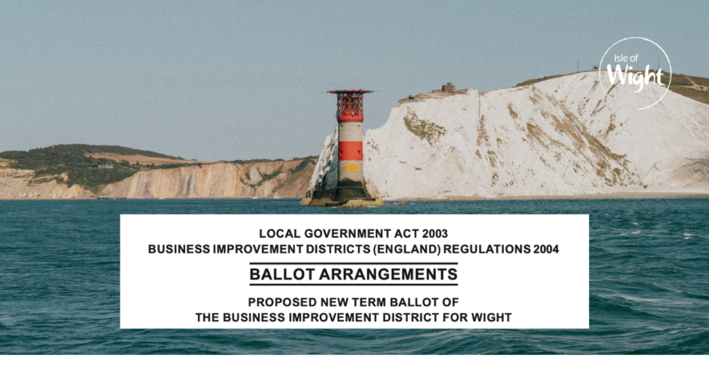 Wight BID 3 ballot papers are now arriving – look out for yours